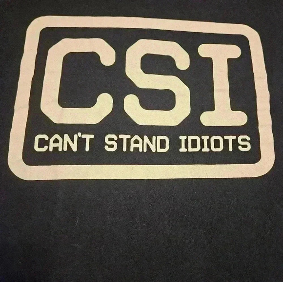 Ink Inc Men's Short Sleeve Navy Blue Funny Graphic T-shirt Size Medium - Picture 2 of 6